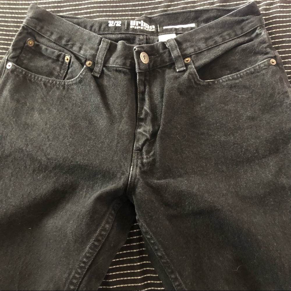 Black Urban Pipeline Jeans
